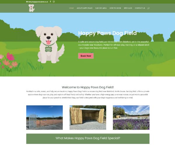 Happy Paws Dog Field Happy Paws Dog Field Nr Bideford website